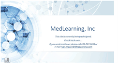 Desktop Screenshot of medlearning.com
