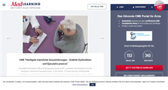 Desktop Screenshot of cme.medlearning.de
